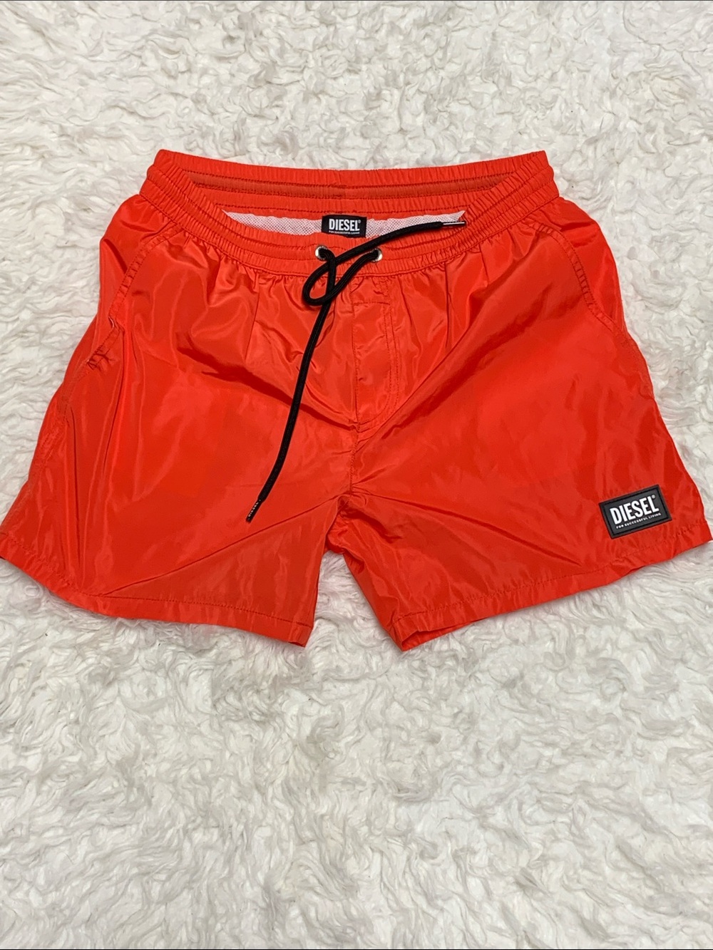 Diesel Swim Shorts with Black Drawstring